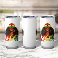 Ghanaian Princess Ghana Flag Melanin Tumbler Cup Black Girls