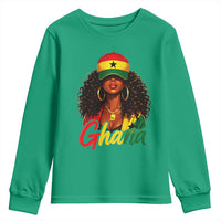 Ghanaian Princess Ghana Flag Melanin Youth Sweatshirt Black Girls