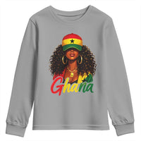 Ghanaian Princess Ghana Flag Melanin Youth Sweatshirt Black Girls