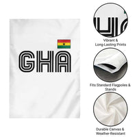 Proud Ghanaian Garden Flag Minimalist Ghana Typography Design Ghana Flag