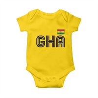 Proud Ghanaian Baby Onesie Minimalist Ghana Typography Design Ghana Flag
