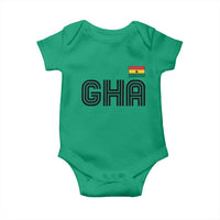 Proud Ghanaian Baby Onesie Minimalist Ghana Typography Design Ghana Flag