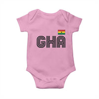 Proud Ghanaian Baby Onesie Minimalist Ghana Typography Design Ghana Flag