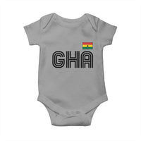 Proud Ghanaian Baby Onesie Minimalist Ghana Typography Design Ghana Flag