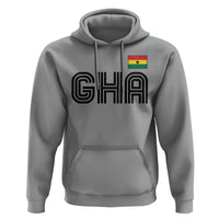 Proud Ghanaian Hoodie Minimalist Ghana Typography Design Ghana Flag