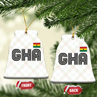 Proud Ghanaian Ceramic Ornament Minimalist Ghana Typography Design Ghana Flag