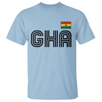 Proud Ghanaian T Shirt Minimalist Ghana Typography Design Ghana Flag