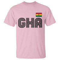Proud Ghanaian T Shirt Minimalist Ghana Typography Design Ghana Flag