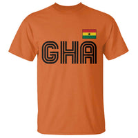 Proud Ghanaian T Shirt Minimalist Ghana Typography Design Ghana Flag