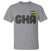 Proud Ghanaian T Shirt Minimalist Ghana Typography Design Ghana Flag