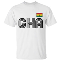 Proud Ghanaian T Shirt Minimalist Ghana Typography Design Ghana Flag