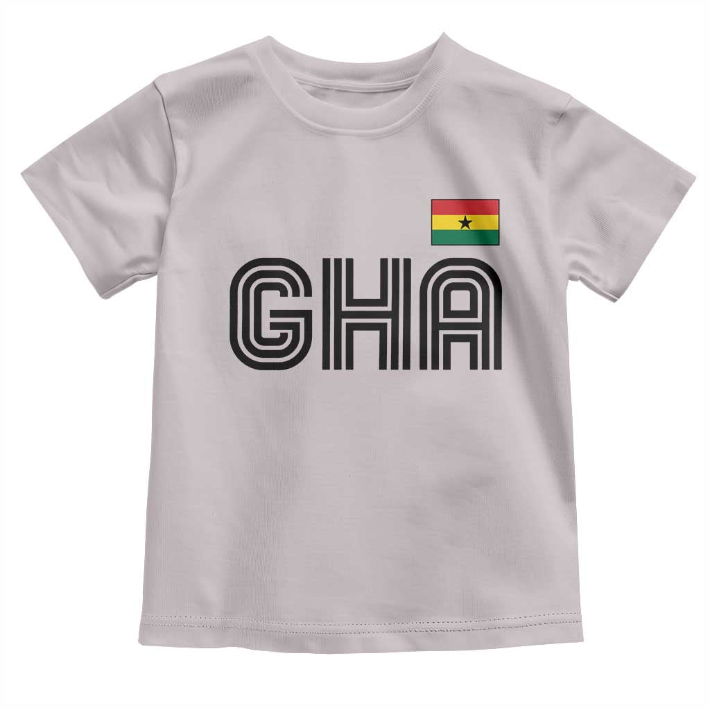 Proud Ghanaian Toddler T Shirt Minimalist Ghana Typography Design Ghana Flag