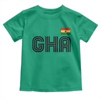 Proud Ghanaian Toddler T Shirt Minimalist Ghana Typography Design Ghana Flag