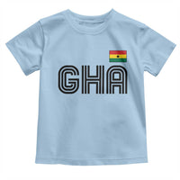 Proud Ghanaian Toddler T Shirt Minimalist Ghana Typography Design Ghana Flag