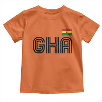 Proud Ghanaian Toddler T Shirt Minimalist Ghana Typography Design Ghana Flag