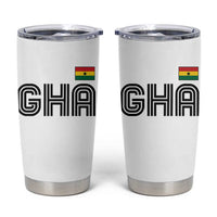 Proud Ghanaian Tumbler Cup Minimalist Ghana Typography Design Ghana Flag