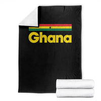 Vintage Ghana Flag Throw Blanket Proud Ghanaian Heritage African Pride