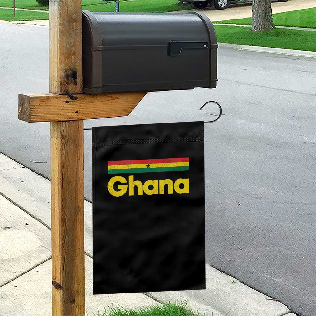 Vintage Ghana Flag Garden Flag Proud Ghanaian Heritage African Pride