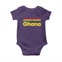 Vintage Ghana Flag Baby Onesie Proud Ghanaian Heritage African Pride
