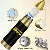Vintage Ghana Flag Bullet Tumbler Proud Ghanaian Heritage African Pride