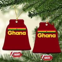 Vintage Ghana Flag Ceramic Ornament Proud Ghanaian Heritage African Pride