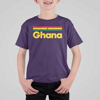 Vintage Ghana Flag T Shirt For Kid Proud Ghanaian Heritage African Pride