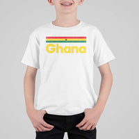 Vintage Ghana Flag T Shirt For Kid Proud Ghanaian Heritage African Pride