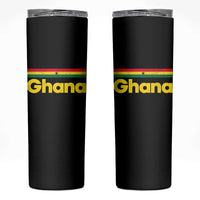 Vintage Ghana Flag Skinny Tumbler Proud Ghanaian Heritage African Pride