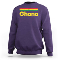 Vintage Ghana Flag Sweatshirt Proud Ghanaian Heritage African Pride