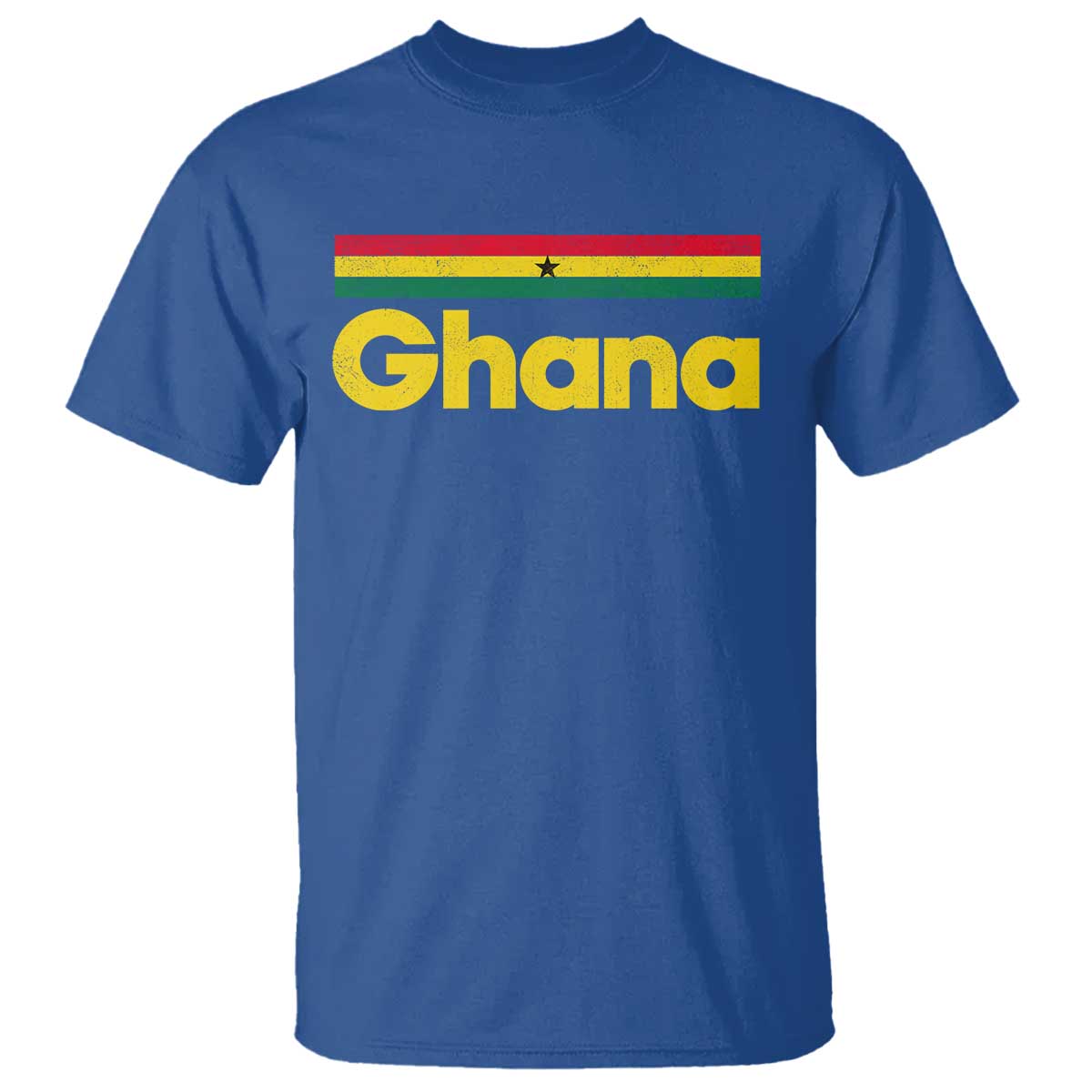 Vintage Ghana Flag T Shirt Proud Ghanaian Heritage African Pride