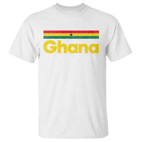 Vintage Ghana Flag T Shirt Proud Ghanaian Heritage African Pride