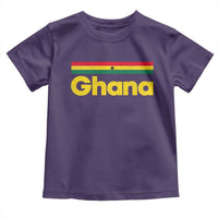 Vintage Ghana Flag Toddler T Shirt Proud Ghanaian Heritage African Pride