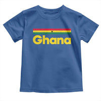 Vintage Ghana Flag Toddler T Shirt Proud Ghanaian Heritage African Pride