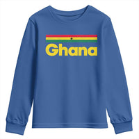 Vintage Ghana Flag Youth Sweatshirt Proud Ghanaian Heritage African Pride