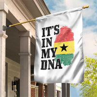 Its In My DNA Ghana Garden Flag Fingerprint Flag Proud Ghanaian Heritage Ghanese Roots