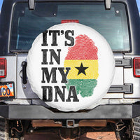 Its In My DNA Ghana Spare Tire Cover Fingerprint Flag Proud Ghanaian Heritage Ghanese Roots