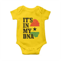 Its In My DNA Ghana Baby Onesie Fingerprint Flag Proud Ghanaian Heritage Ghanese Roots