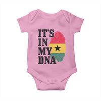 Its In My DNA Ghana Baby Onesie Fingerprint Flag Proud Ghanaian Heritage Ghanese Roots