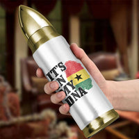 Its In My DNA Ghana Bullet Tumbler Fingerprint Flag Proud Ghanaian Heritage Ghanese Roots