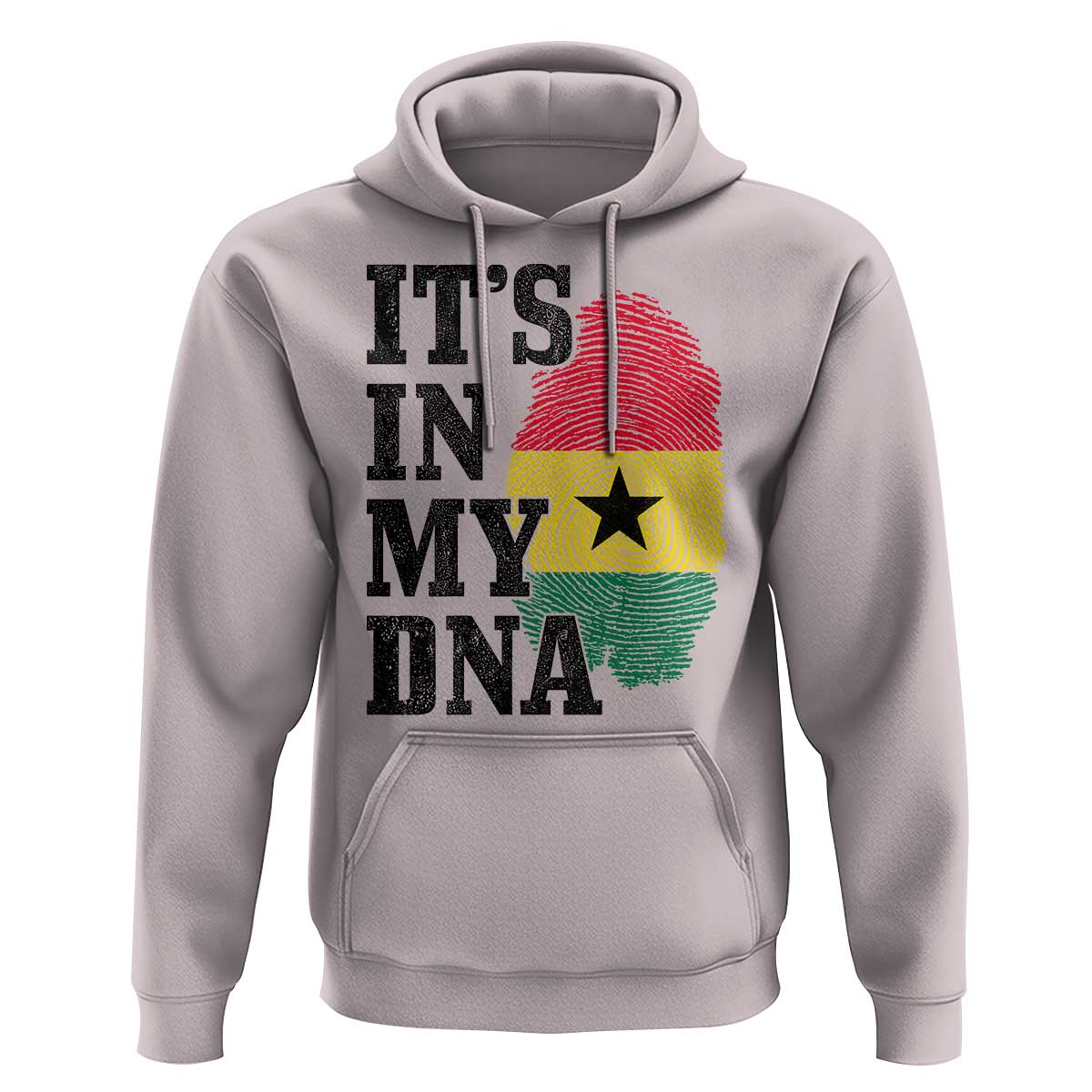 Its In My DNA Ghana Hoodie Fingerprint Flag Proud Ghanaian Heritage Ghanese Roots