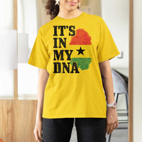 Its In My DNA Ghana T Shirt For Women Fingerprint Flag Proud Ghanaian Heritage Ghanese Roots
