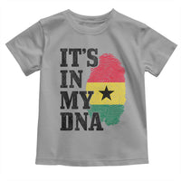 Its In My DNA Ghana Toddler T Shirt Fingerprint Flag Proud Ghanaian Heritage Ghanese Roots