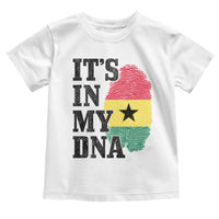 Its In My DNA Ghana Toddler T Shirt Fingerprint Flag Proud Ghanaian Heritage Ghanese Roots