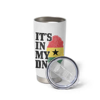 Its In My DNA Ghana Tumbler Cup Fingerprint Flag Proud Ghanaian Heritage Ghanese Roots