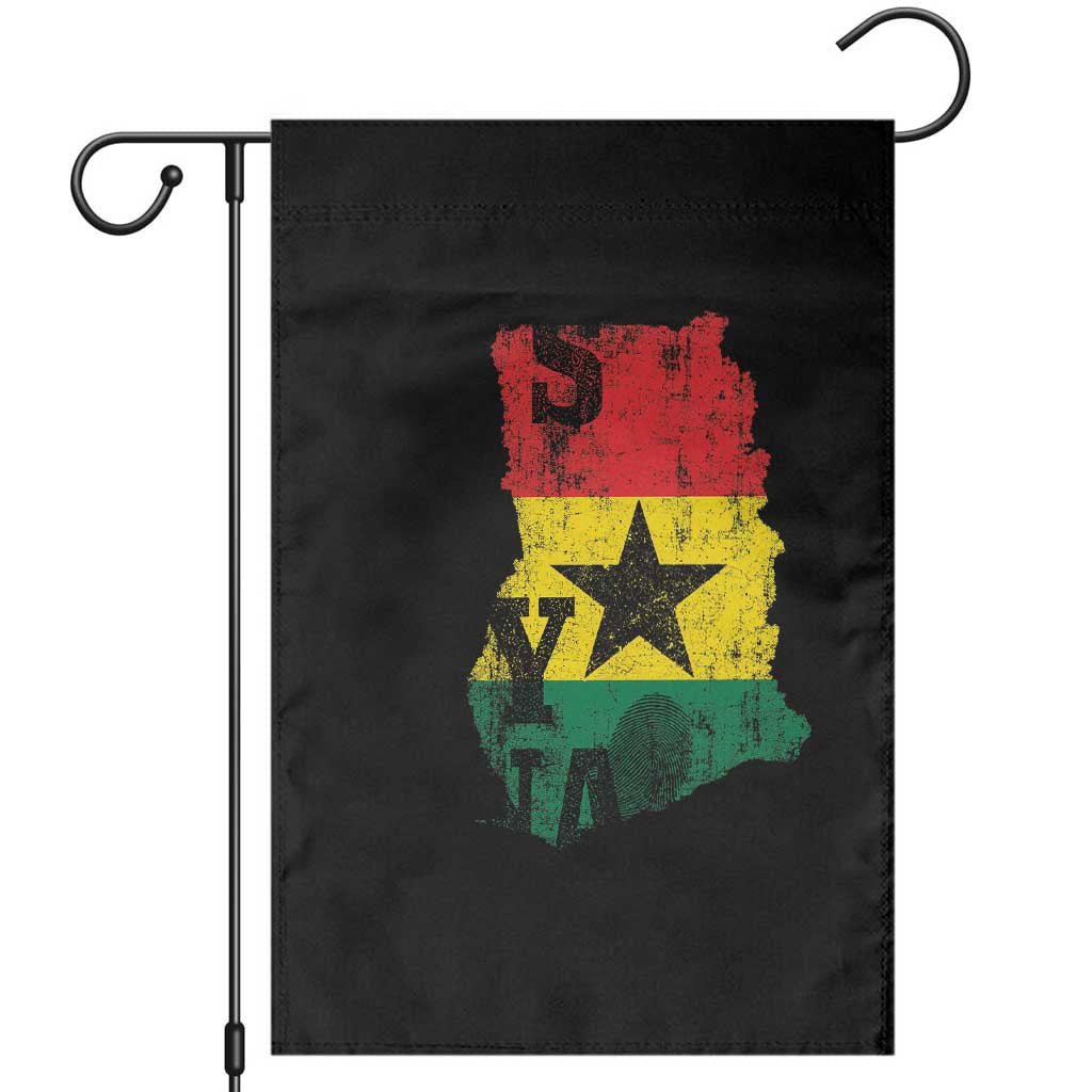 Its In My DNA Ghana Garden Flag Proud Ghanaian Heritage Ghanese Roots Vintage Ghana Map Flag