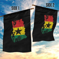 Its In My DNA Ghana Garden Flag Proud Ghanaian Heritage Ghanese Roots Vintage Ghana Map Flag
