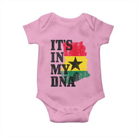 Its In My DNA Ghana Baby Onesie Proud Ghanaian Heritage Ghanese Roots Vintage Ghana Map Flag