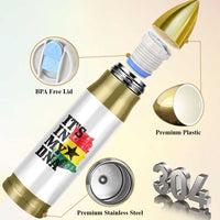 Its In My DNA Ghana Bullet Tumbler Proud Ghanaian Heritage Ghanese Roots Vintage Ghana Map Flag