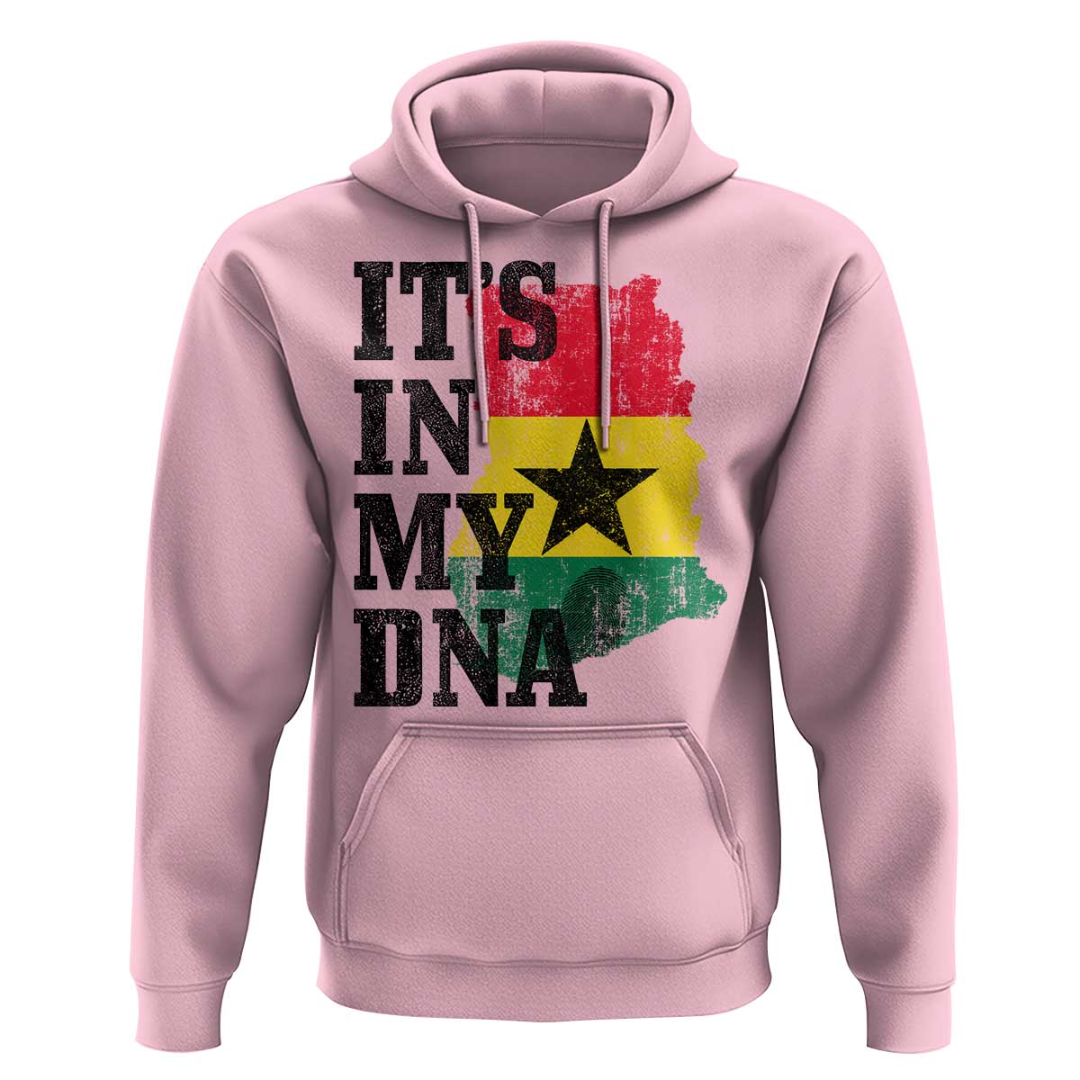 Its In My DNA Ghana Hoodie Proud Ghanaian Heritage Ghanese Roots Vintage Ghana Map Flag