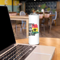 Its In My DNA Ghana Skinny Tumbler Proud Ghanaian Heritage Ghanese Roots Vintage Ghana Map Flag